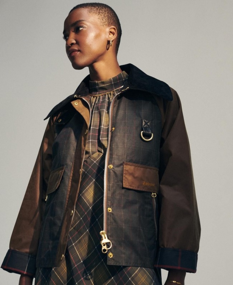Barbour Premium Catton Spey Maro | RXQW3279