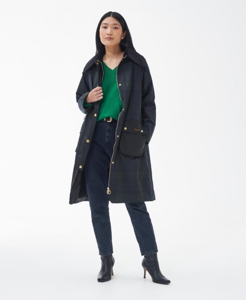 Barbour Printed Townfield Bleumarin | HDPG9865