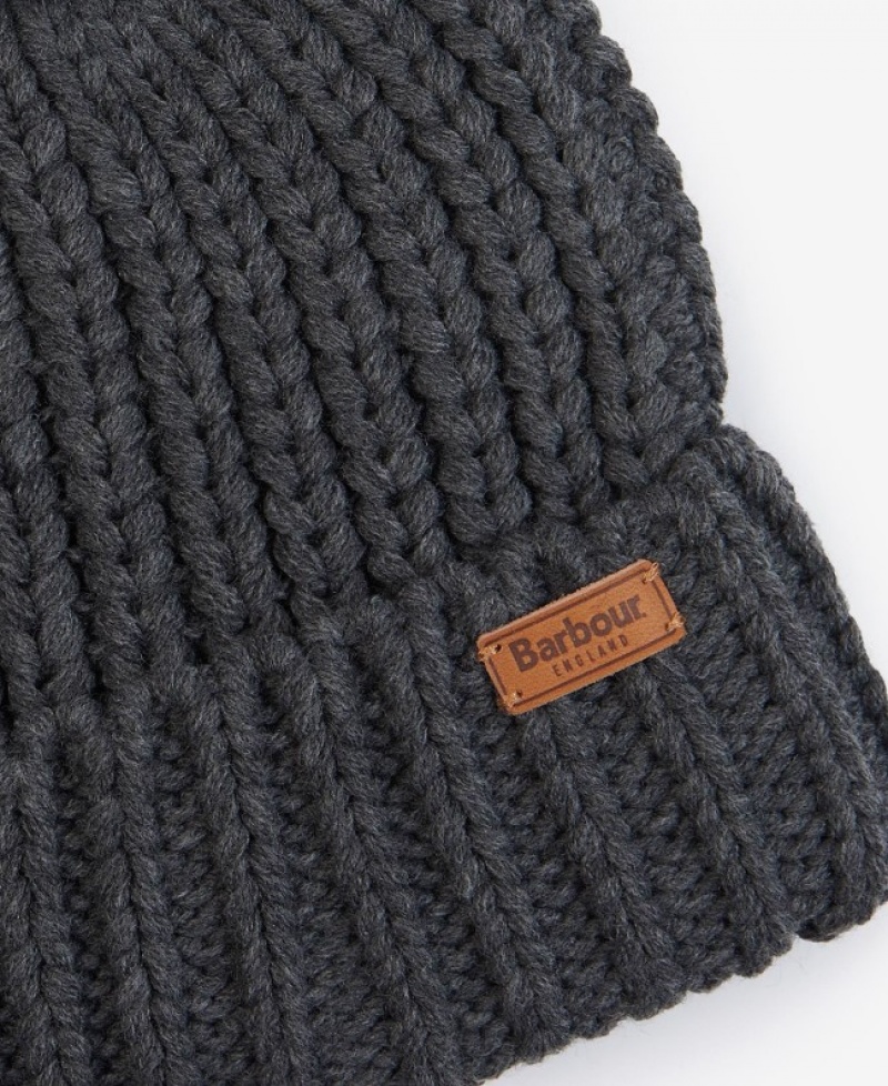 Barbour Saltburn Beanie Gri Inchis | EITS2921
