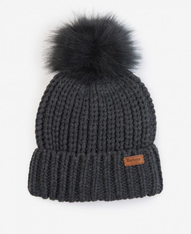Barbour Saltburn Beanie Gri Inchis | EITS2921