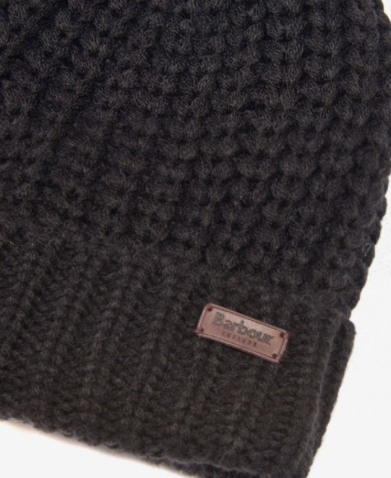 Barbour Saltburn Beanie Negrii | WKAZ9989