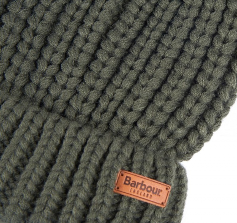 Barbour Saltburn Beanie Verzi | RYWU0986