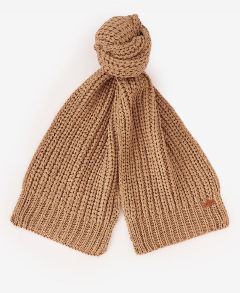 Barbour Saltburn Beanie & Scarf Bej | NBAG1324