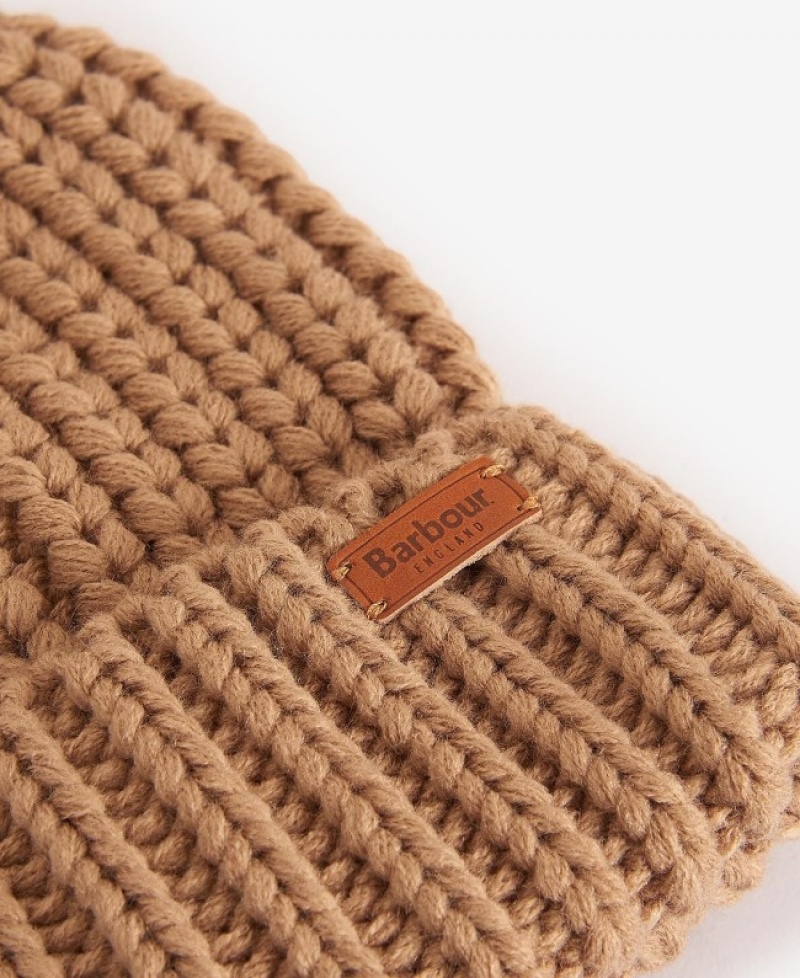 Barbour Saltburn Beanie & Scarf Bej | NBAG1324