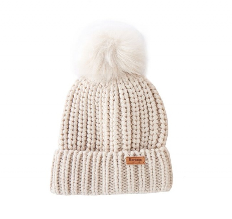 Barbour Saltburn Beanie & Scarf Bej | VRHN5331