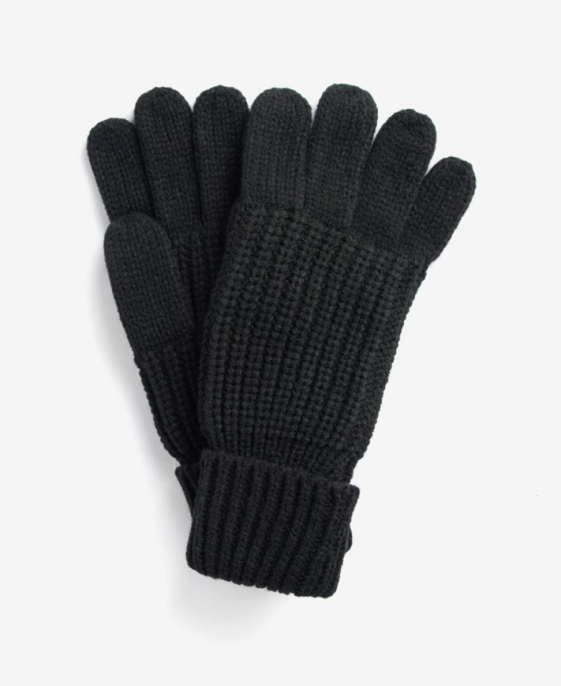 Barbour Saltburn Tricotate Negrii | OVQU3268