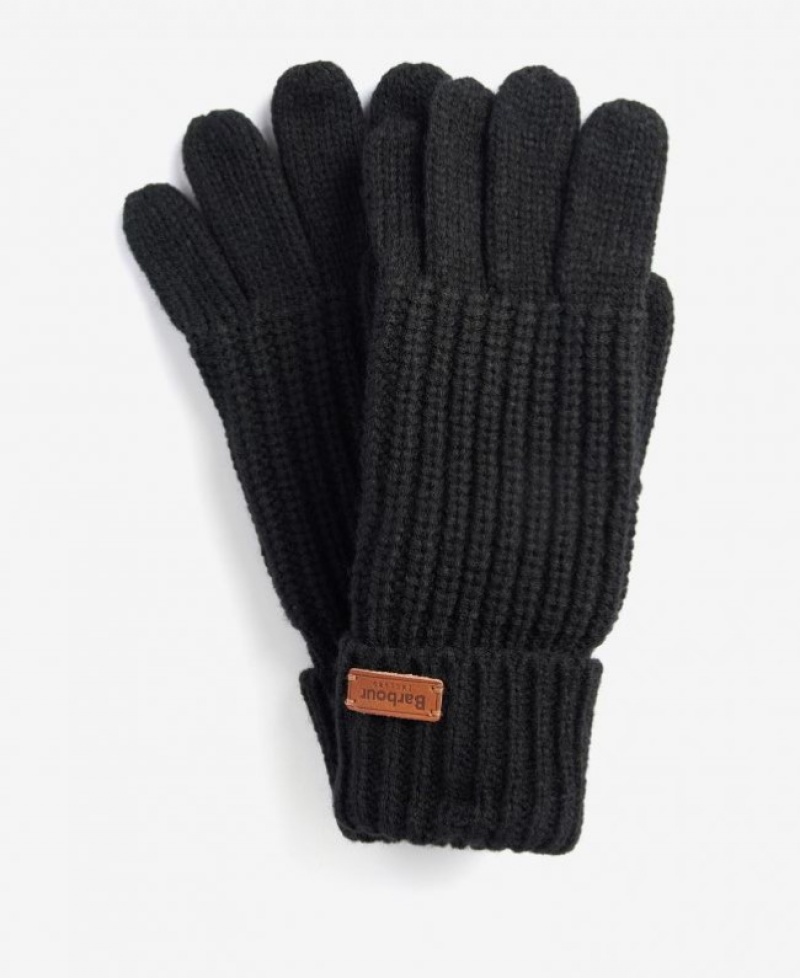 Barbour Saltburn Tricotate Negrii | TMNH7237