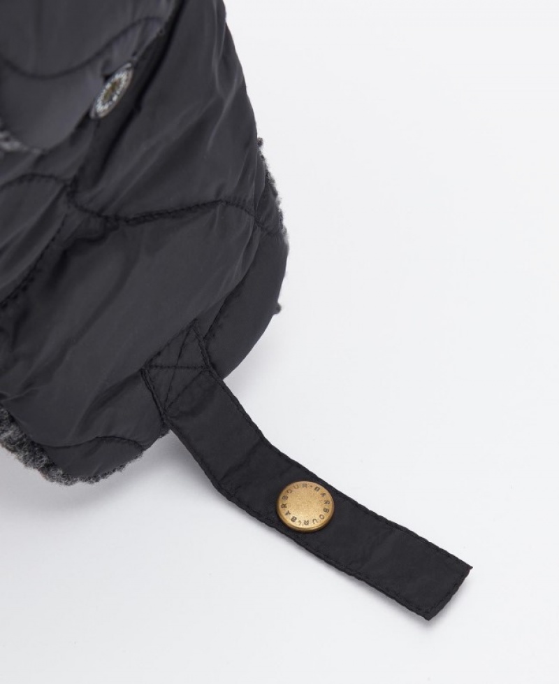 Barbour Sandbay Matlasat Trapper Negrii | EGXC5123