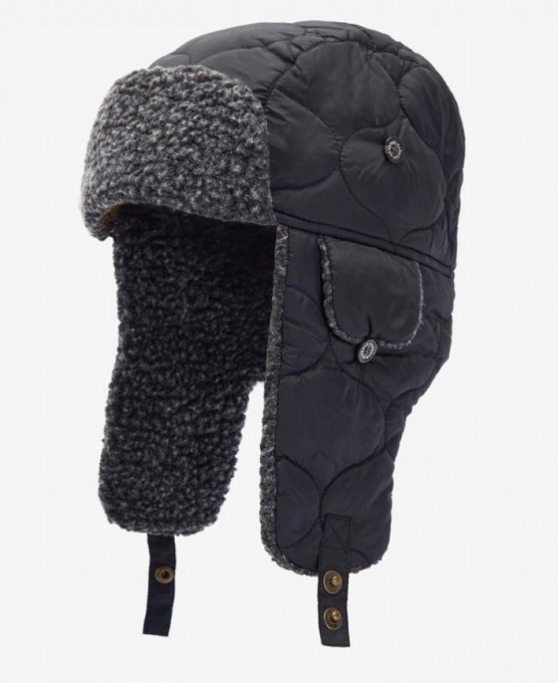 Barbour Sandbay Matlasat Trapper Negrii | EGXC5123