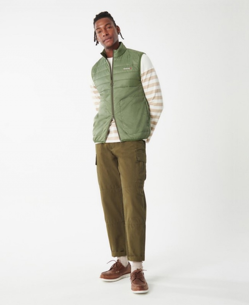 Barbour Shoreline Gilet Verzi | NZKD1286
