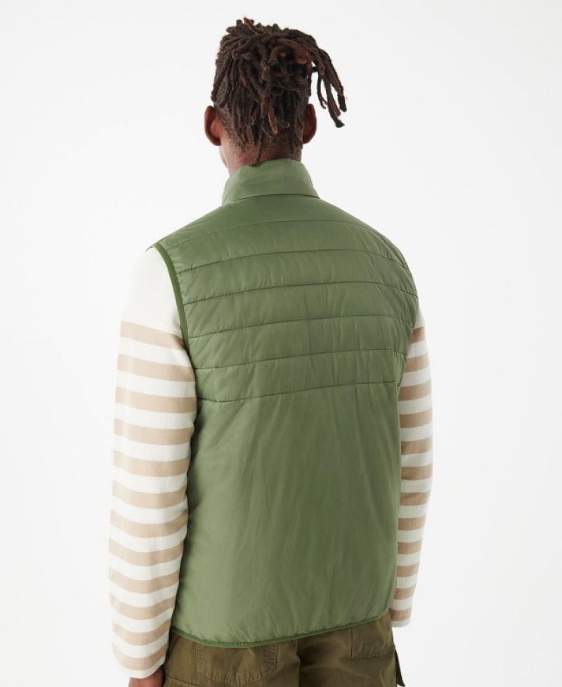 Barbour Shoreline Gilet Verzi | NZKD1286