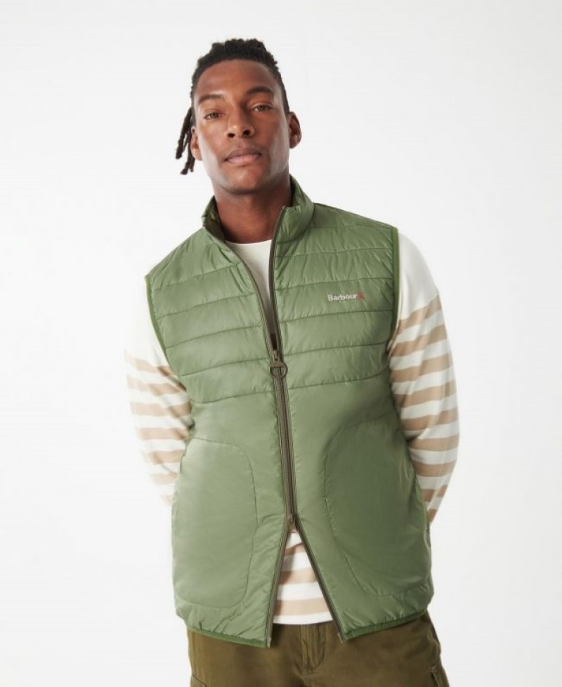 Barbour Shoreline Gilet Verzi | NZKD1286
