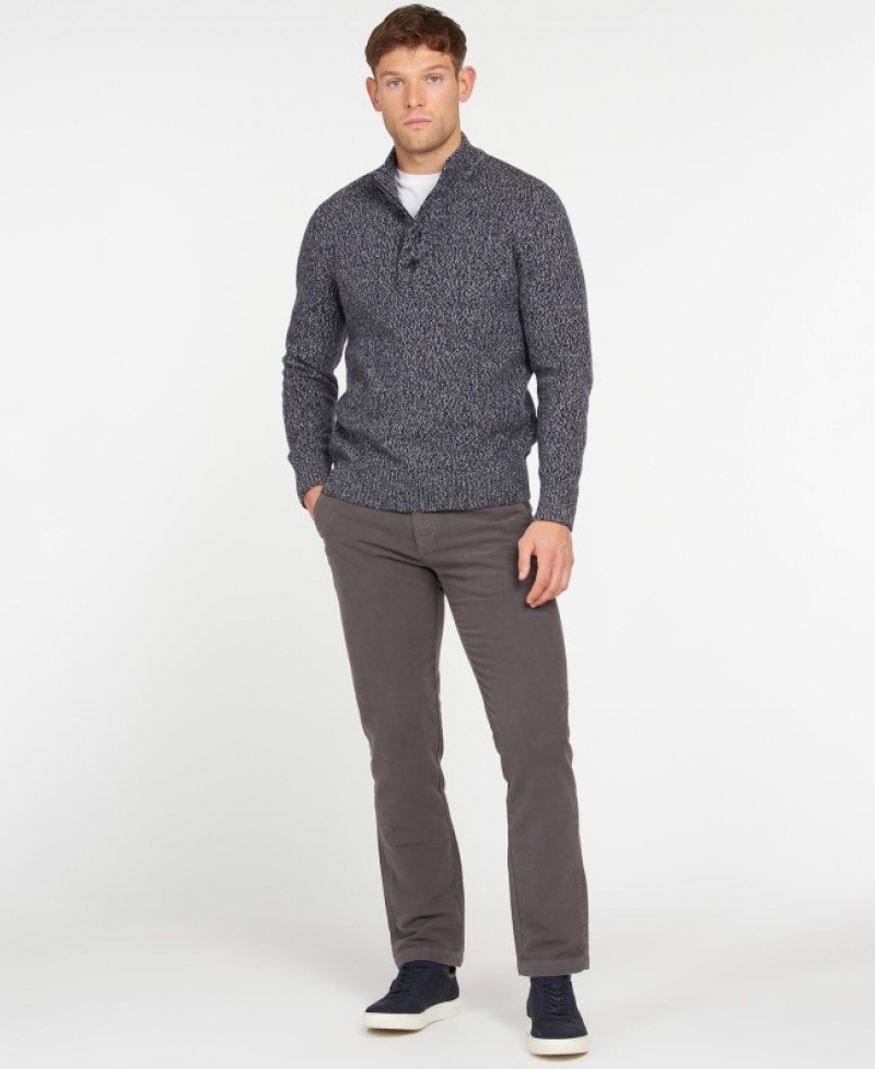 Barbour Sid Half Zip Bleumarin | NKPA7213