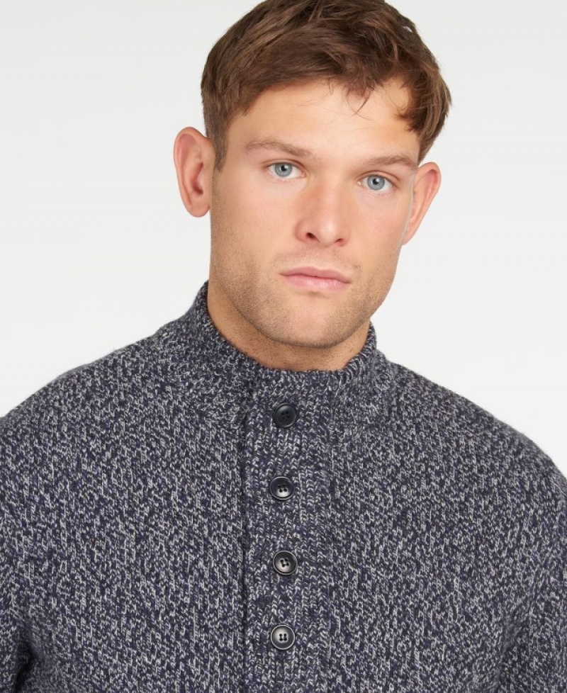 Barbour Sid Half Zip Bleumarin | NKPA7213
