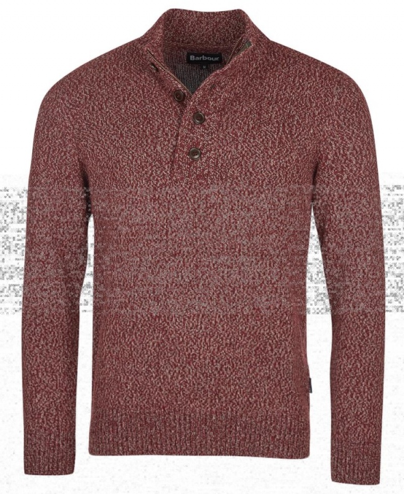 Barbour Sid Half Zip Rosii | KJFE9106
