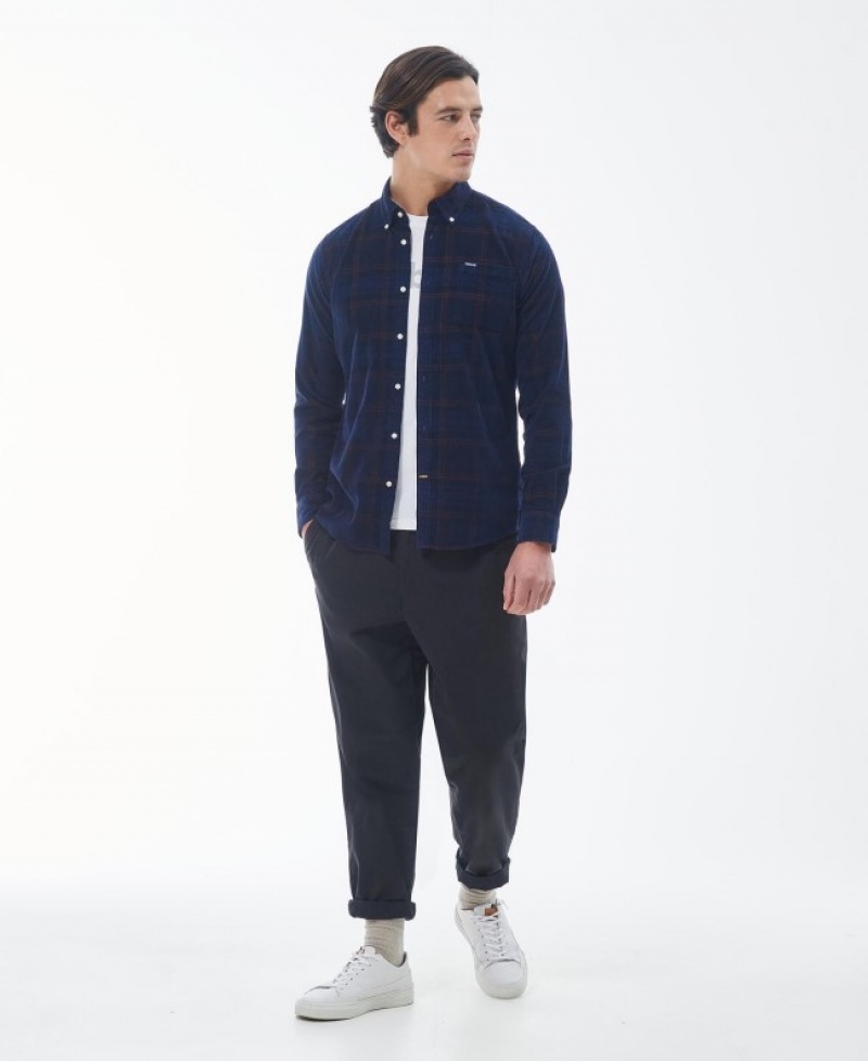 Barbour Southfield Tailored Bleumarin | COHD6788
