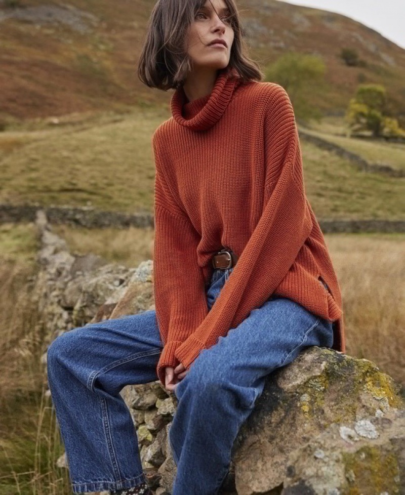 Barbour Stitch Portocalii | TDVN5050