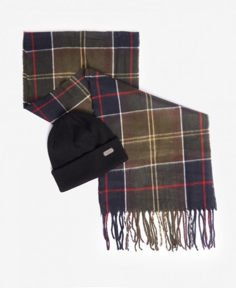 Barbour Swinton Beanie & Galingale Scarf Colorati | KOAF5022