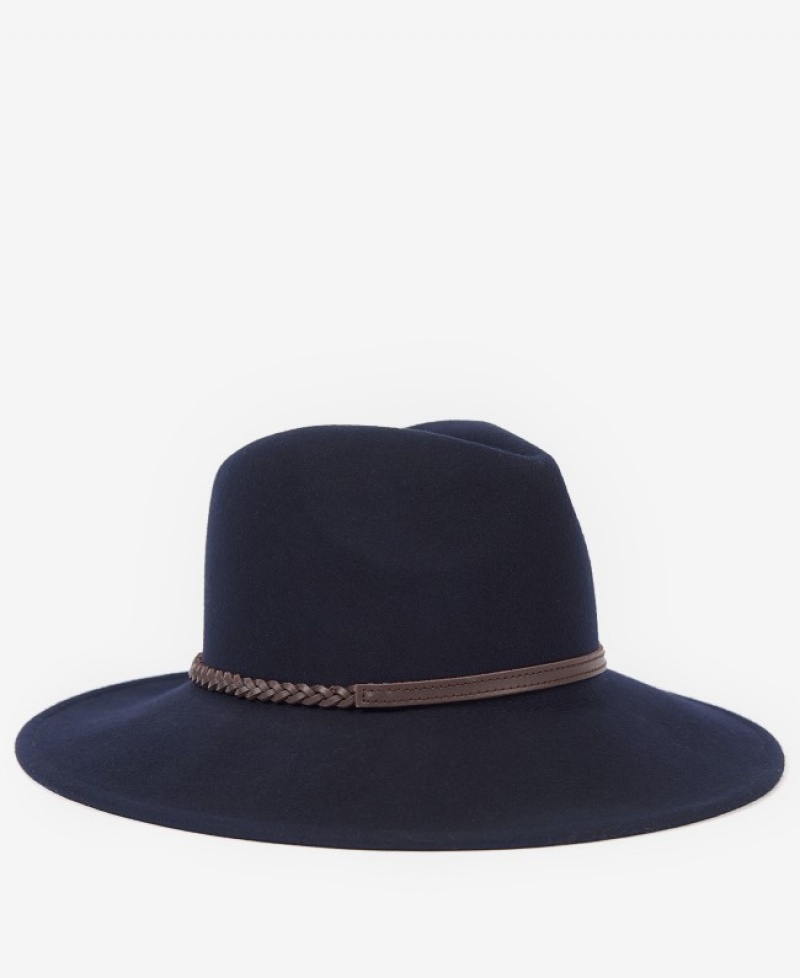 Barbour Tack Fedora Albastri | VWZD1593