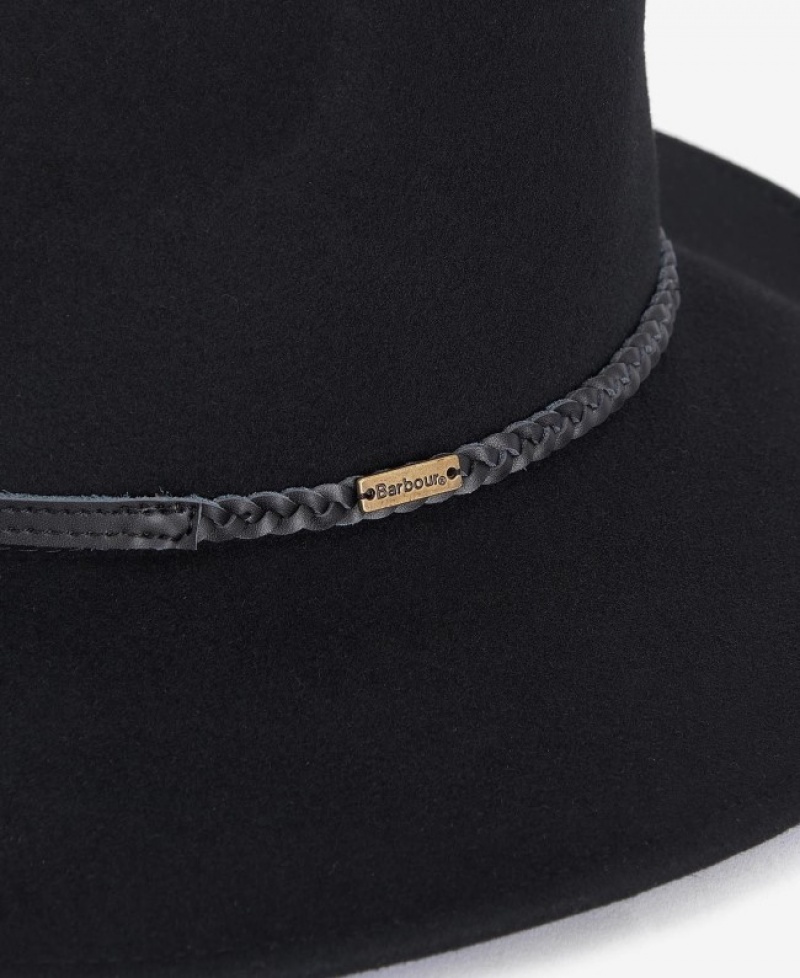 Barbour Tack Fedora Negrii | NHUM6758