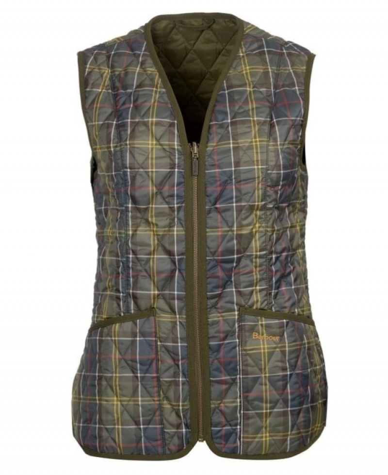 Barbour Tartan Betty Liner Waistcoat Classic Tartan | VICO3273