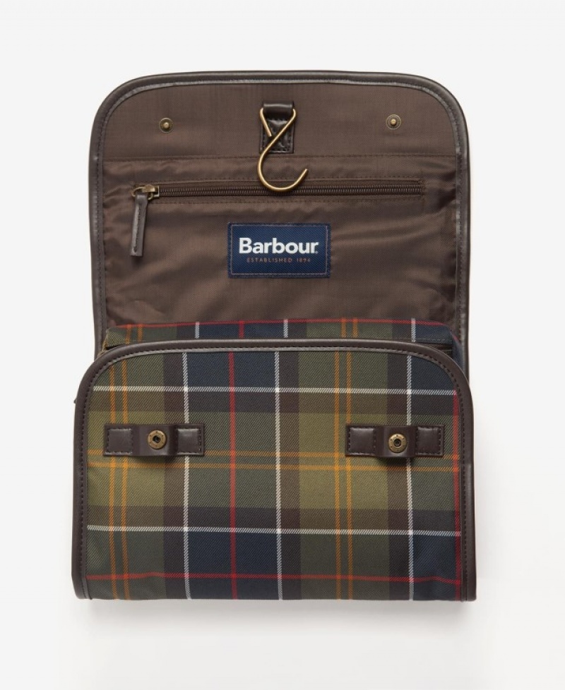 Barbour Tartan Hanging Washbag Muiltcolor | RULV6567