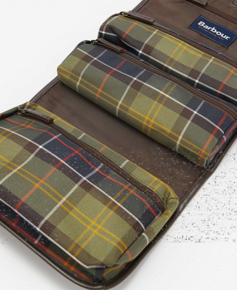 Barbour Tartan Hanging Washbag Muiltcolor | RULV6567