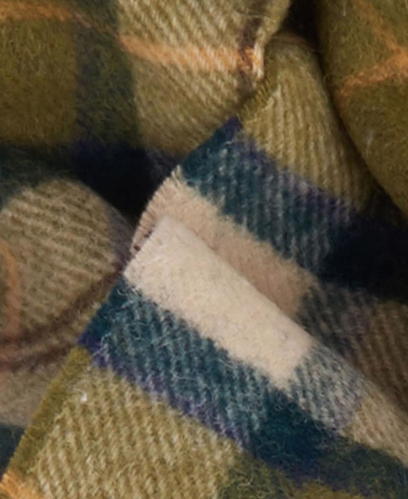 Barbour Tartan Lambswool Galbeni | UXNF2927