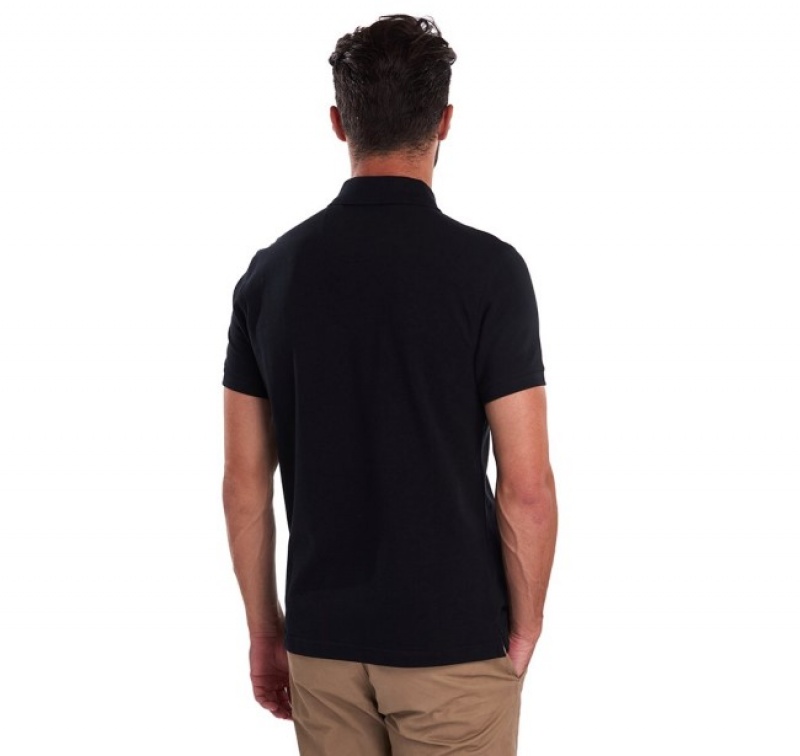 Barbour Tartan Pique Negrii | JDYF1226