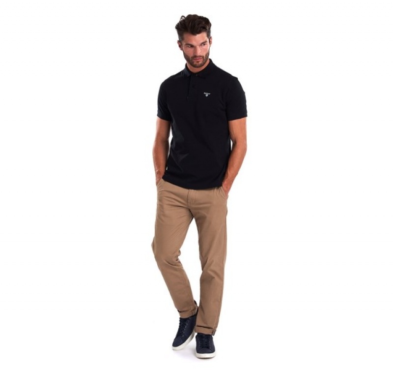 Barbour Tartan Pique Negrii | JDYF1226