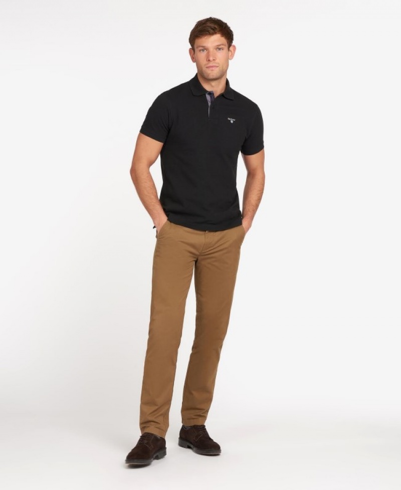 Barbour Tartan Pique Negrii | JDYF1226