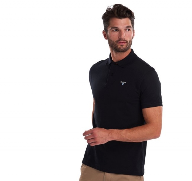 Barbour Tartan Pique Negrii | JDYF1226