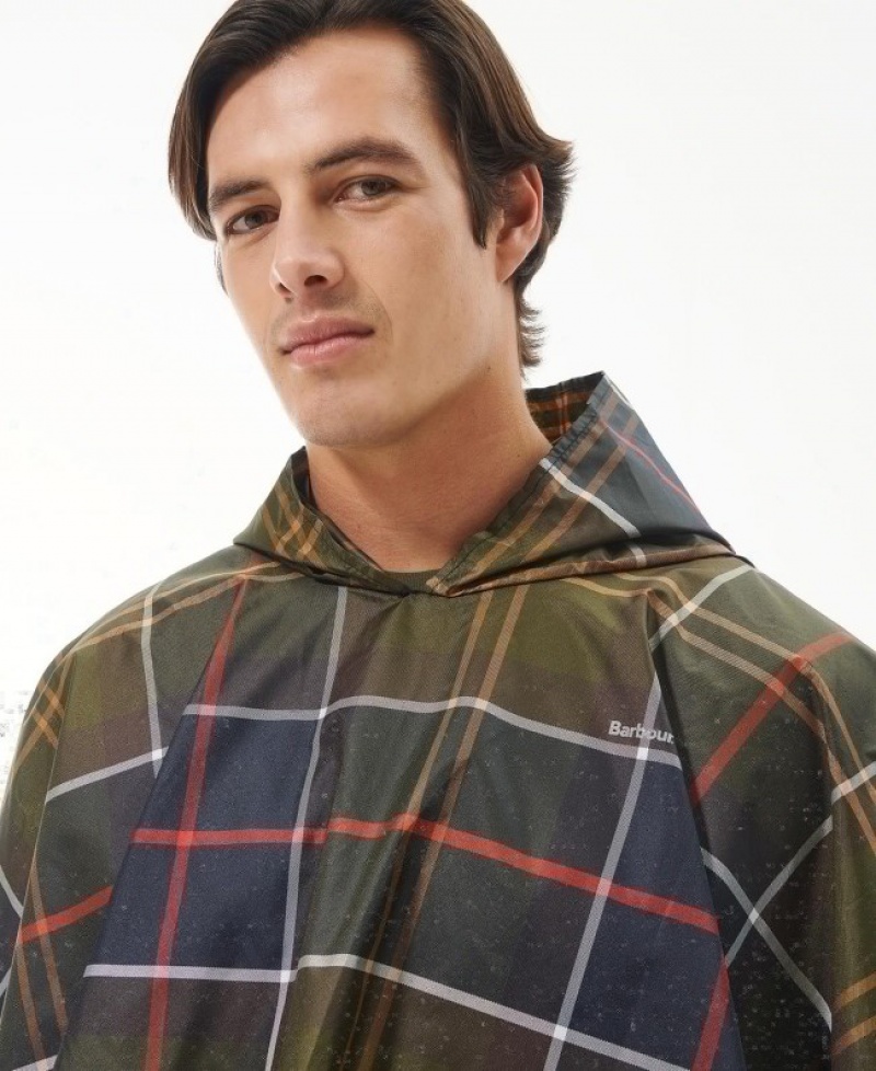 Barbour Tartan Poncho Showerproof Classic Tartan | QDDF0247