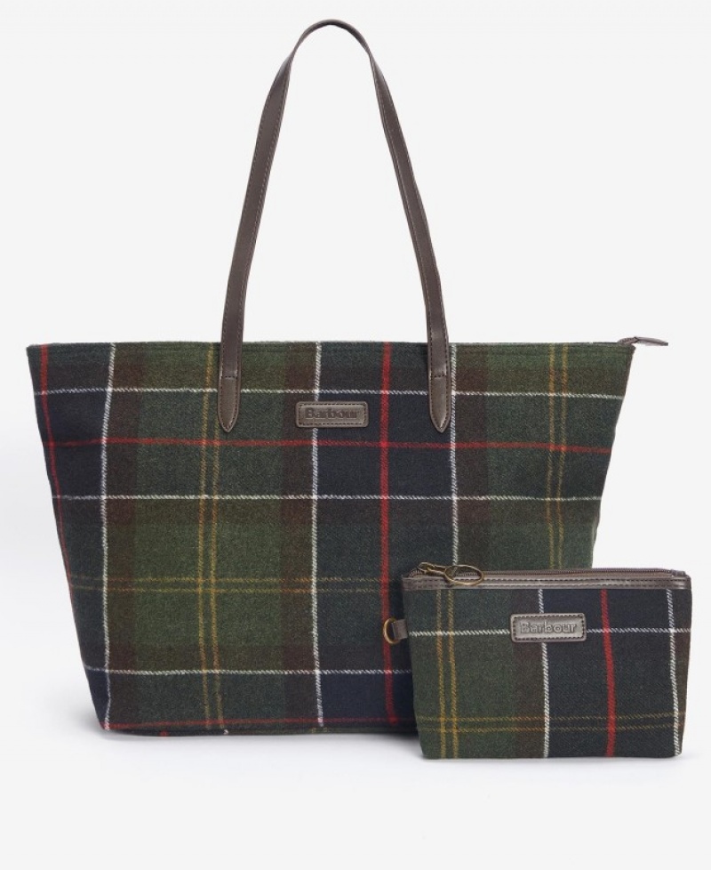 Barbour Tasche Witford Tartan Tote Muiltcolor | XCWO4726