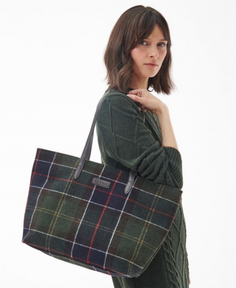 Barbour Tasche Witford Tartan Tote Muiltcolor | XCWO4726
