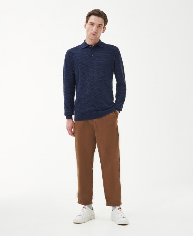 Barbour Thornbury Tricotate Bleumarin | CPIX4556