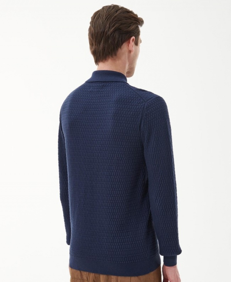 Barbour Thornbury Tricotate Bleumarin | CPIX4556