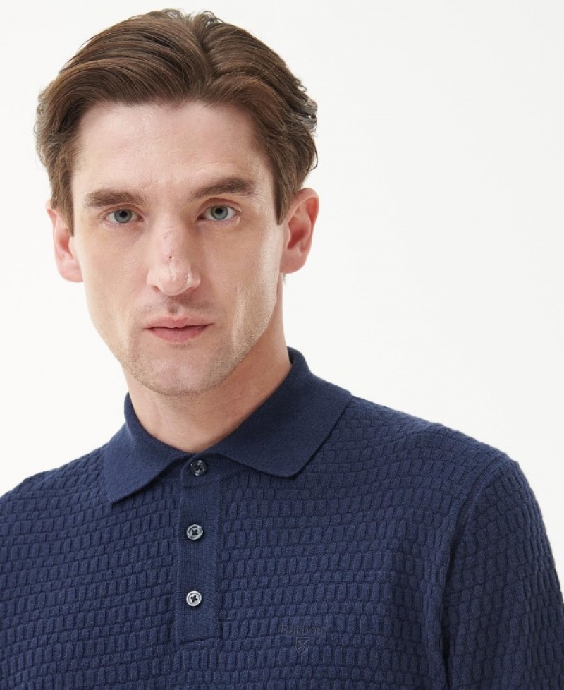 Barbour Thornbury Tricotate Bleumarin | CPIX4556
