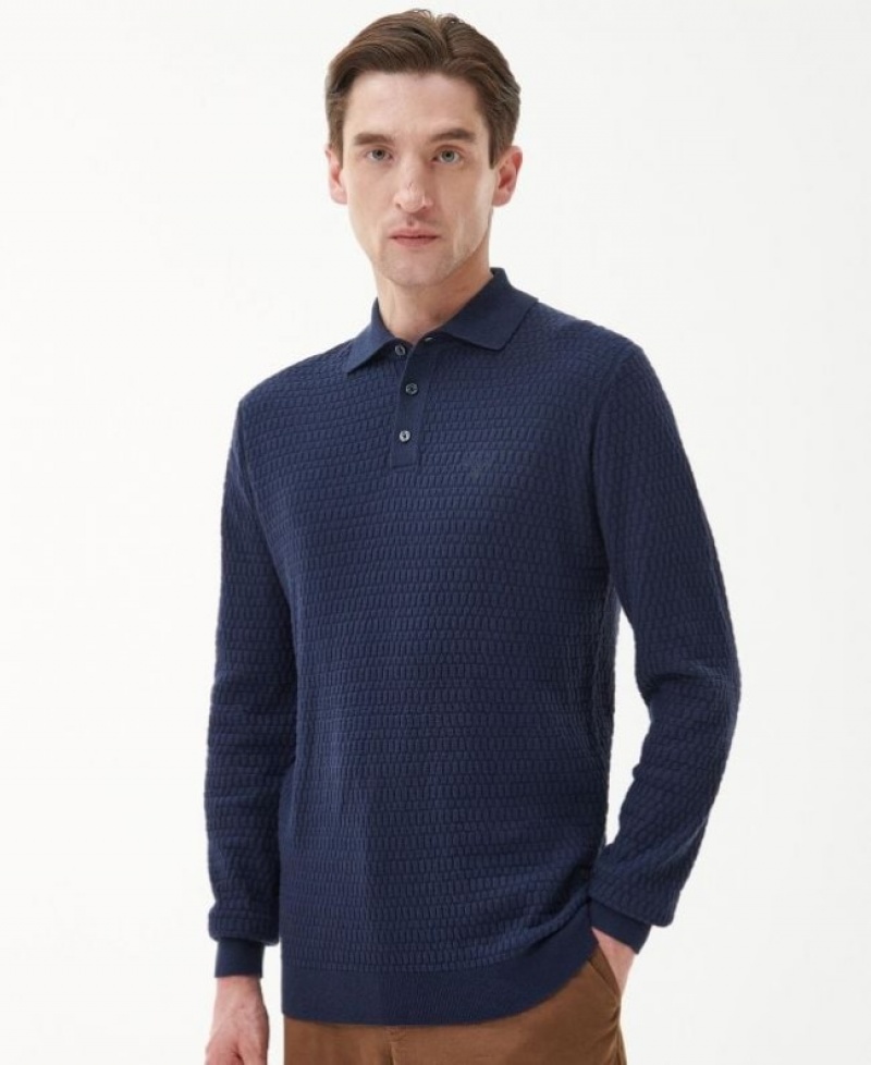 Barbour Thornbury Tricotate Bleumarin | CPIX4556