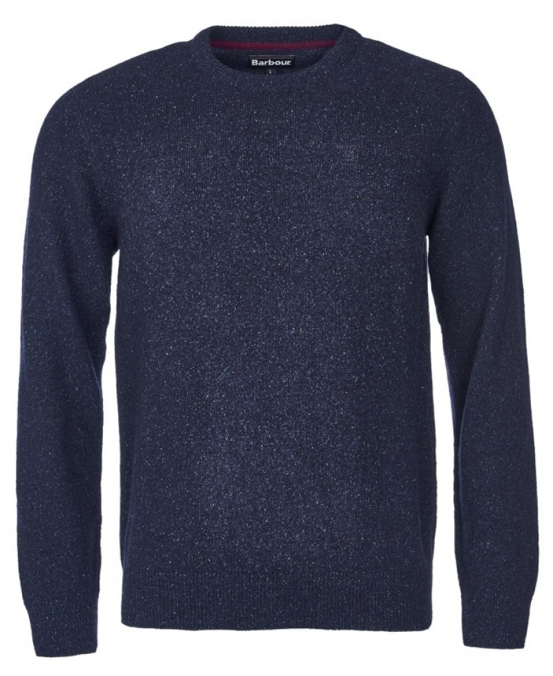Barbour Tisbury Crew Neck Bleumarin | MUHH8535