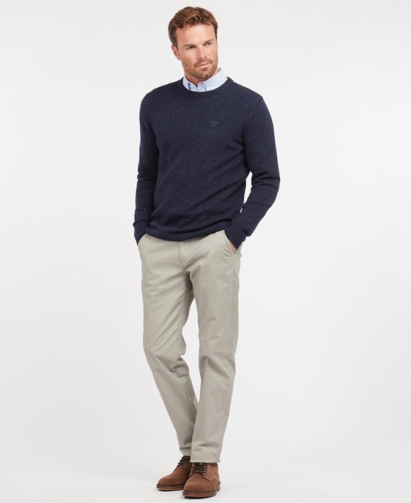 Barbour Tisbury Crew Neck Bleumarin | MUHH8535