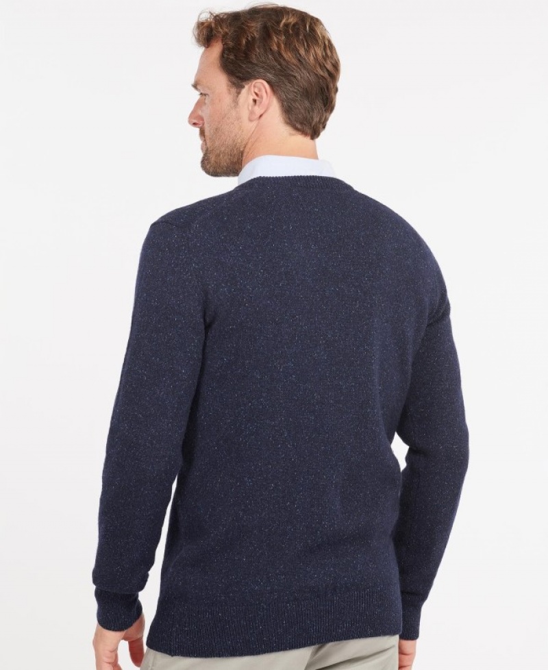 Barbour Tisbury Crew Neck Bleumarin | MUHH8535