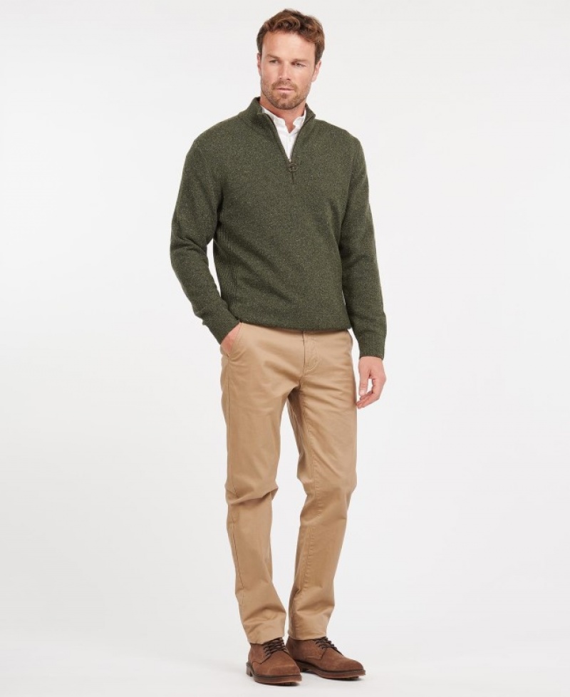 Barbour Tisbury Half Zip Albastru Deschis | DMCO5763