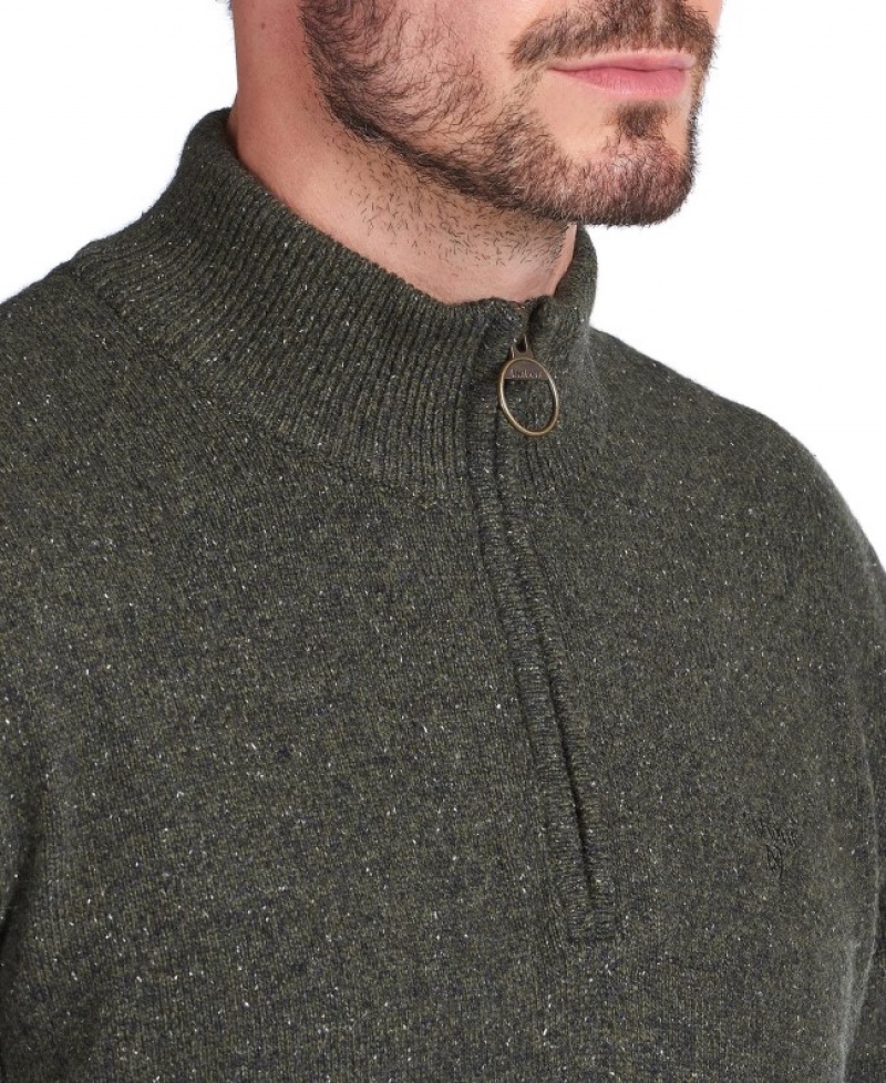 Barbour Tisbury Half Zip Albastru Deschis | DMCO5763