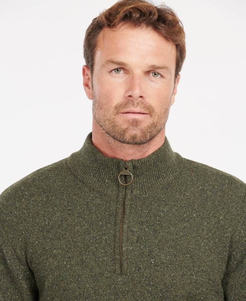 Barbour Tisbury Half Zip Albastru Deschis | DMCO5763