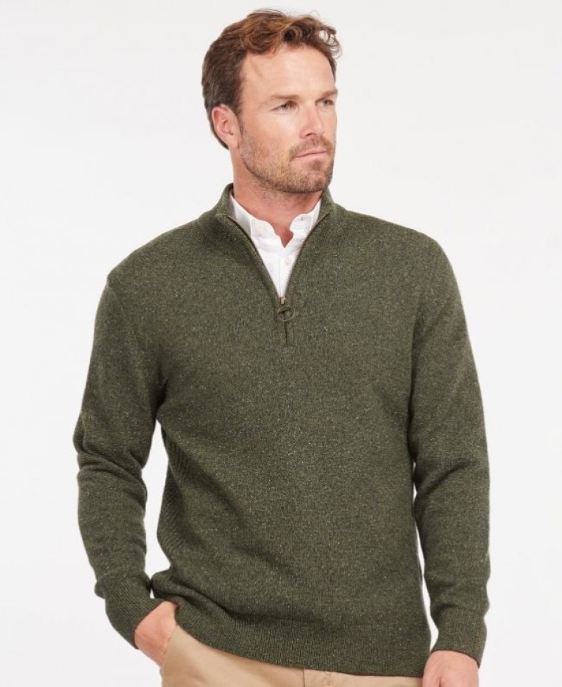 Barbour Tisbury Half Zip Albastru Deschis | DMCO5763