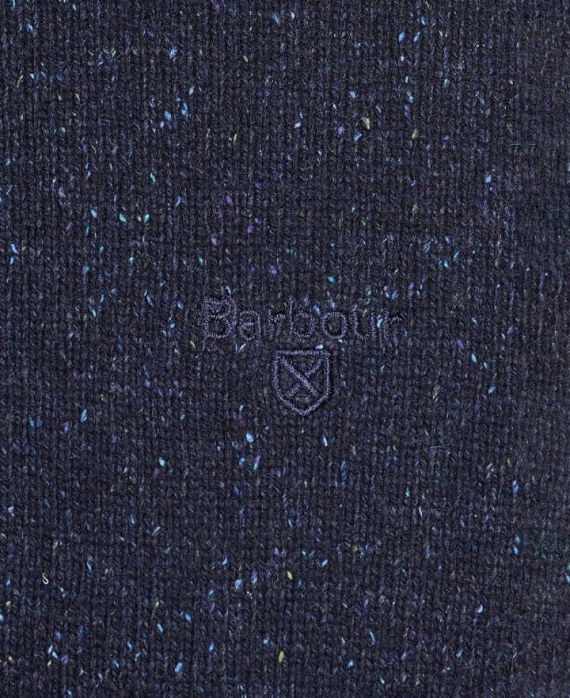 Barbour Tisbury Half Zip Bleumarin | NHJO7587