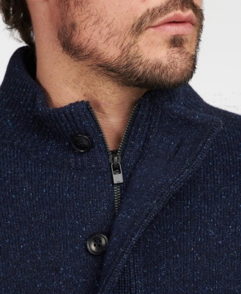 Barbour Tisbury Zip Through Bleumarin | DIVT7594