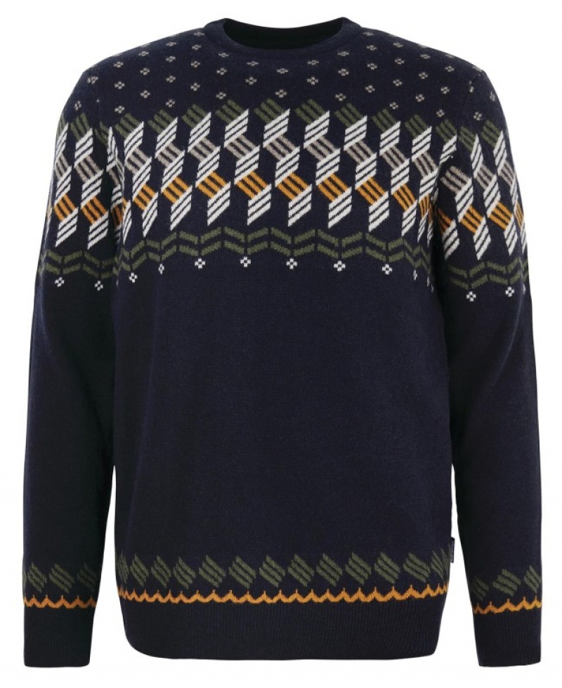 Barbour Tursdale Tricotate Bleumarin | MUMN0451