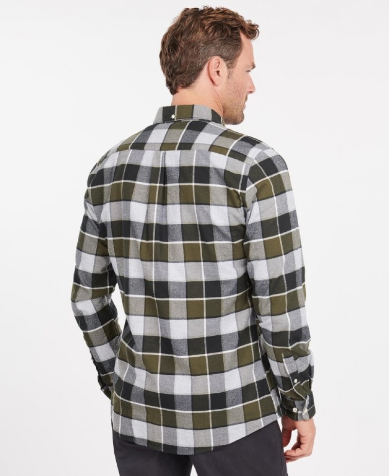 Barbour Valley Tailored Masline Verzi | YIUS5780